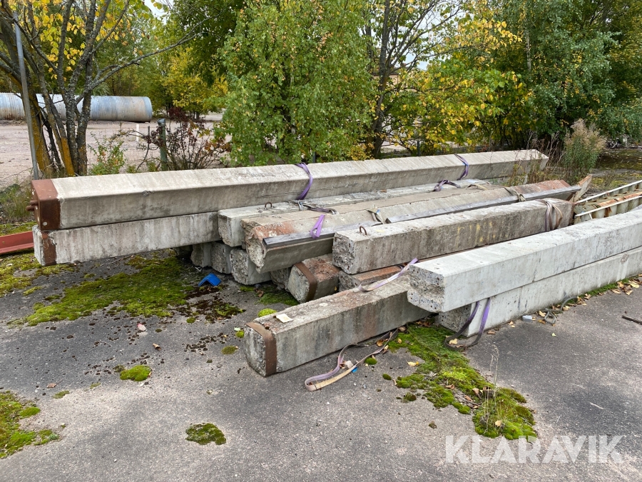 Pålkap Betongpålar 23st