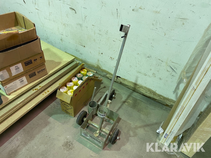 Vagn för linjemarkering