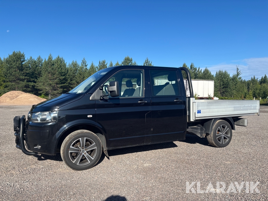 Flakbil Volkswagen Transporter Dubbelhytt T30 2.0 TDI 4Motion