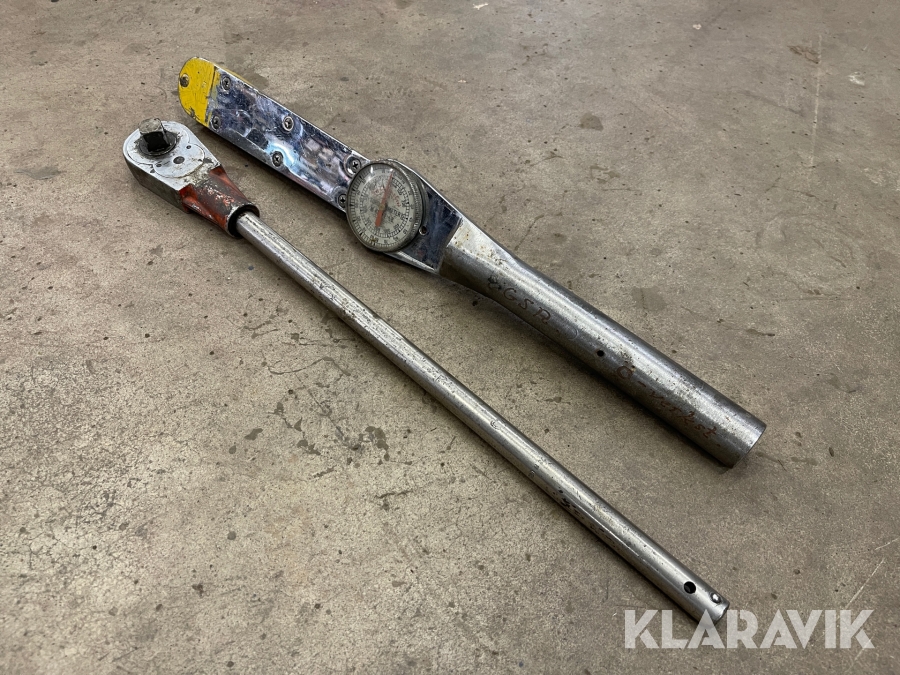 Momentnyckel och spärrskaft Snap on