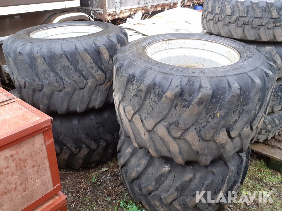 Twindäck på fälg 4 st Alliance 600/40-22.5