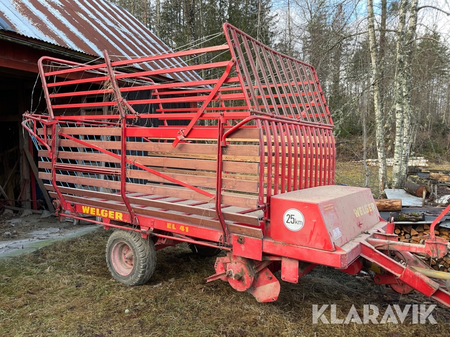 Självlastarvagn Welger EL 41