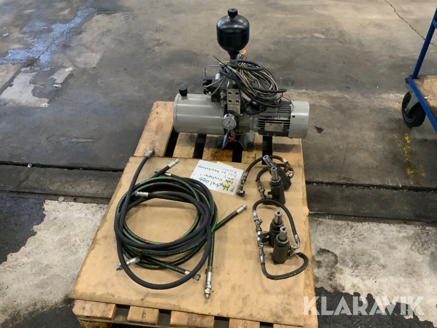 Hydraulaggregat med 4cylindrar  