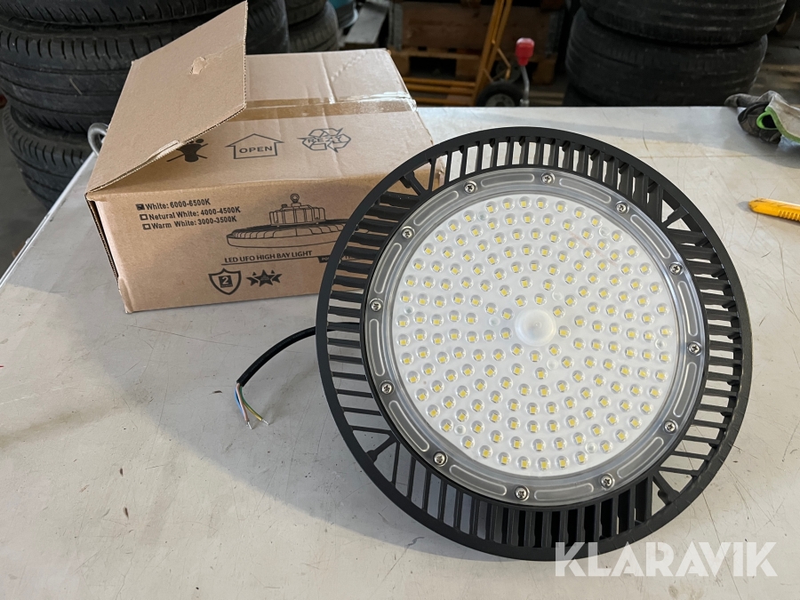 Industribelysning/Ridhusbelysning LED UFO High Bay Light 6st