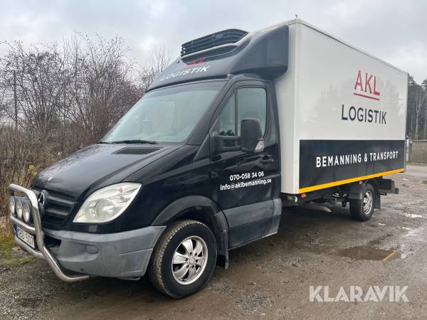 Lätt lastbil Mercedes-Benz Sprinter 319 CDI med bakgavellyft Kylaggregat