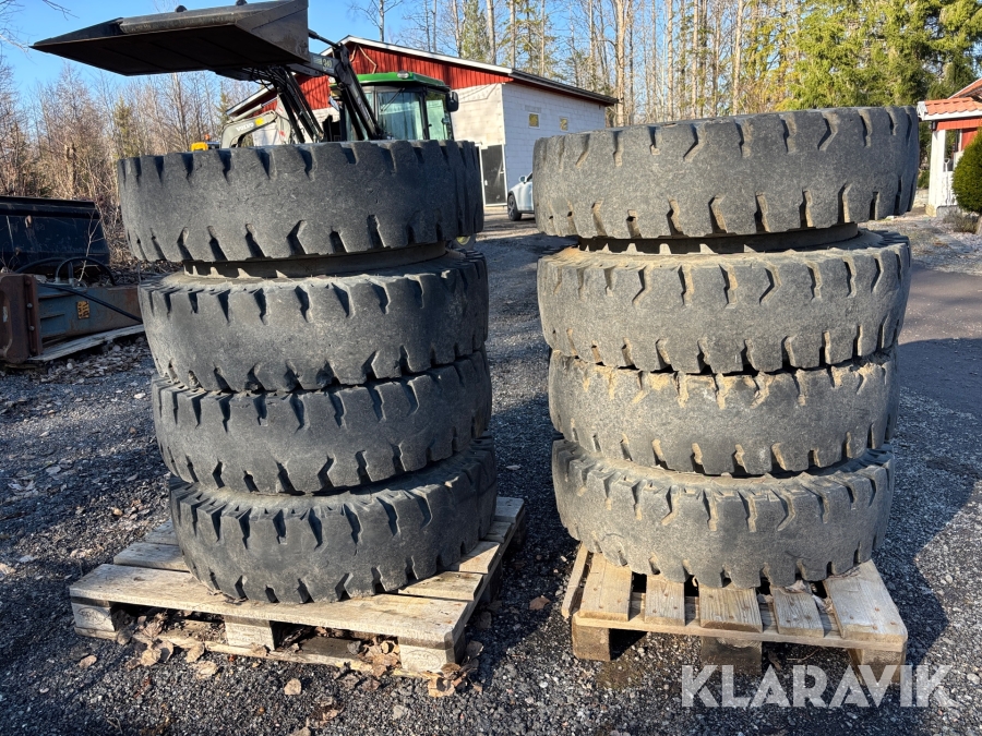 Dubbelhjul till hjulgrävare Nokian Armor Gard 2 10.00-20 4 st