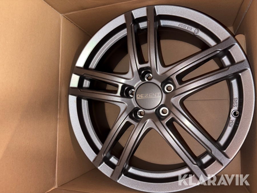 Fälgar 4st Dezent TZ grap 7.5x18 PCD5/112 ET49 CB66.6