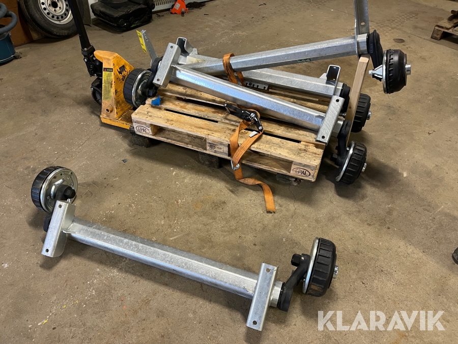 Släpvagnsaxlar 4st AL-KO