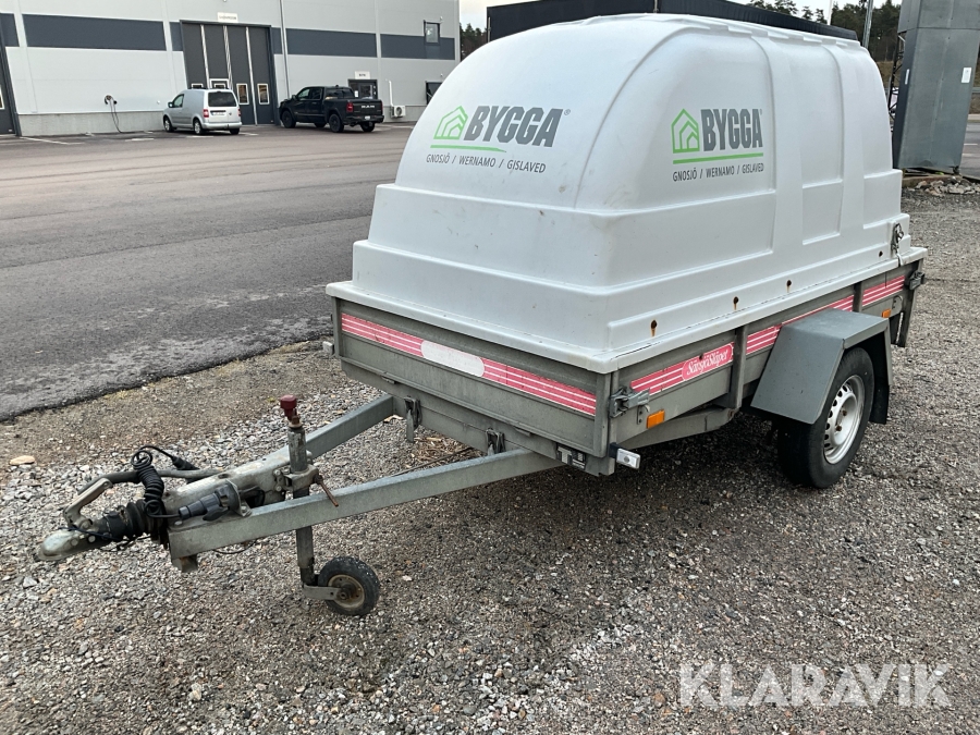 Personbilssläp Sävsjösläpet FTB 2501-01 med tipp
