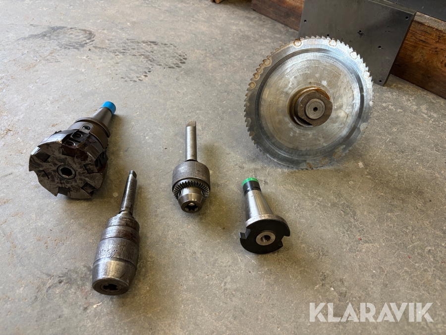 Redskap till fräsmaskin till maskiner med iso 40-fäste