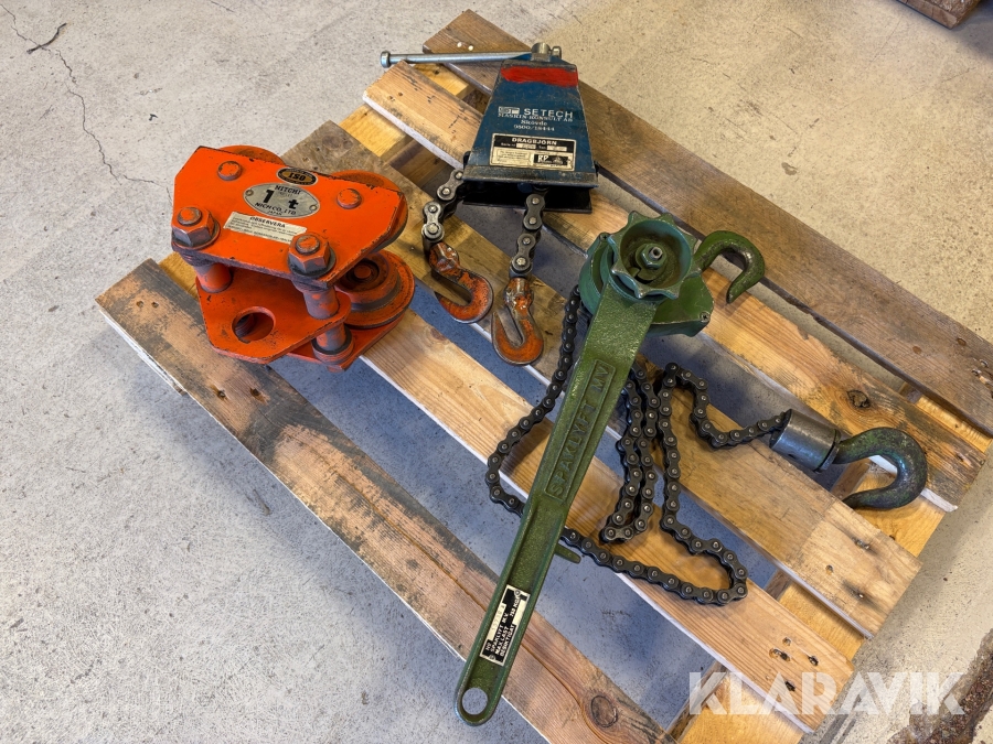 Balkvagn, dragbjörn, spaklyft