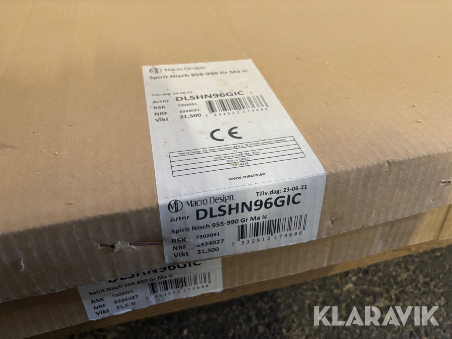 Duschväggar i glas 9st