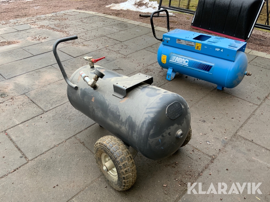 Tryckluftstankar 2st