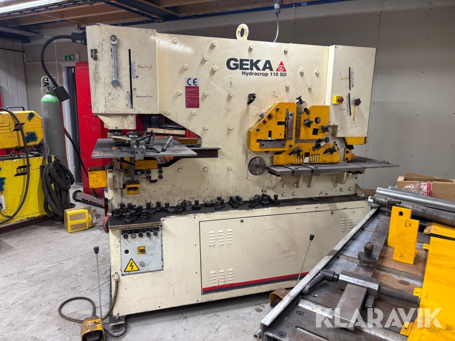 Kap & stansmaskin GEKA Hydracrop 110 SD