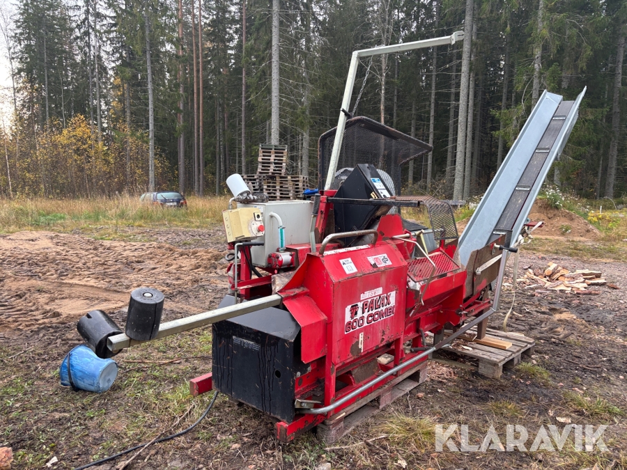 Vedmaskin Palax 600 combi