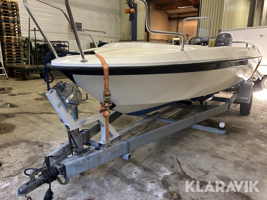 Båt Scandica 550 på trailer