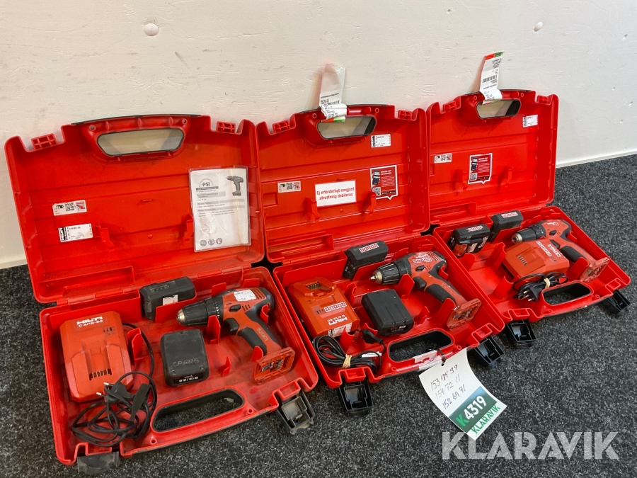 Skruvdragare Hilti SF 2-A  3 st