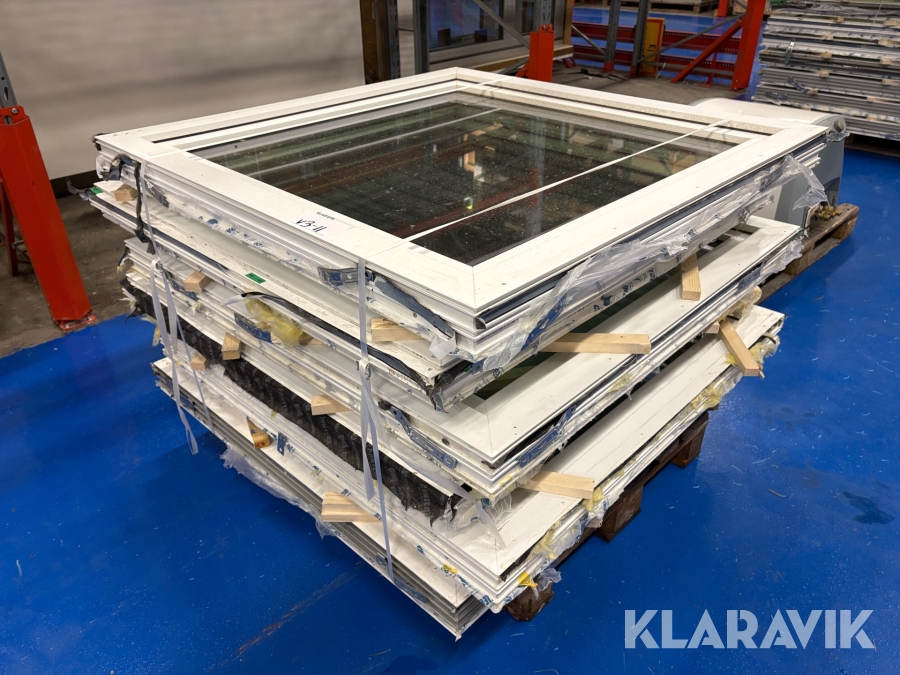 Öppningsbara Plastfönster Salamander 6 st