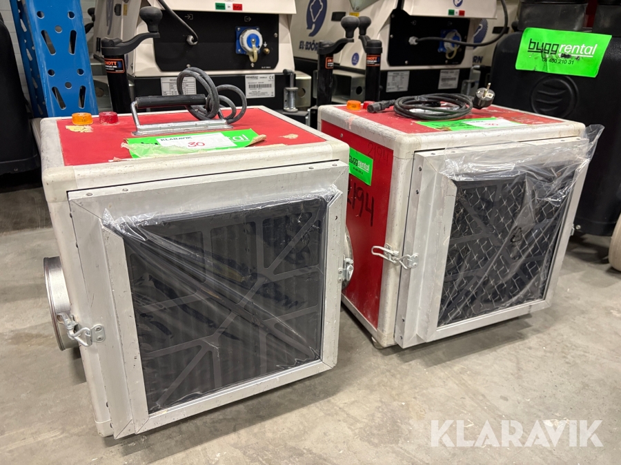 Luftrenare 2 st Pullman Ermator A1000