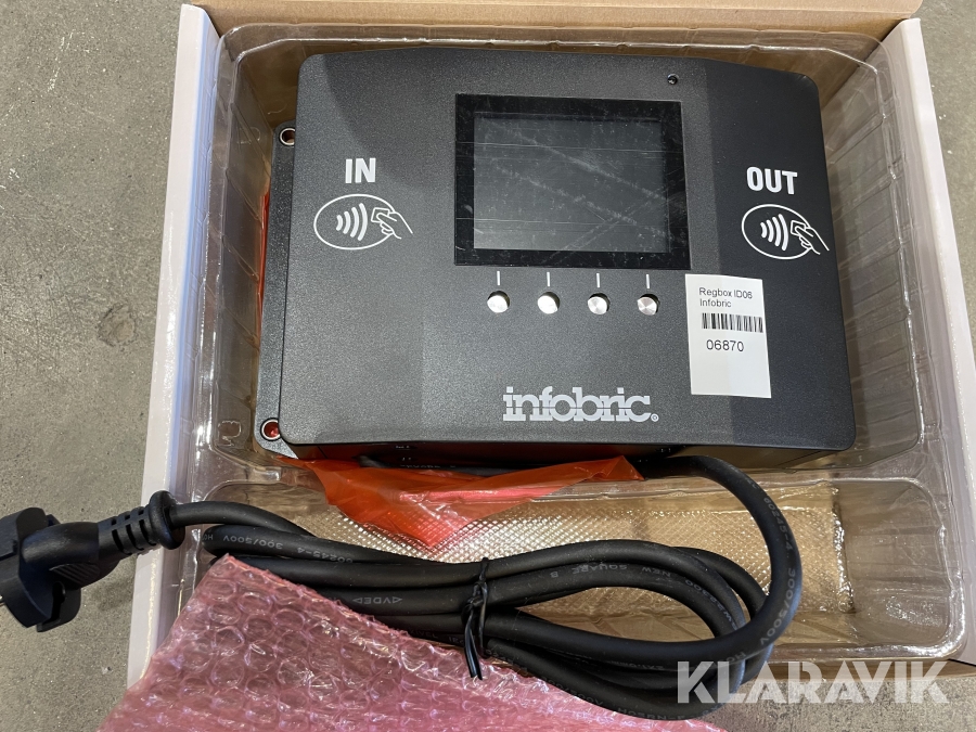Regbox för ID06 Infobric 1 st