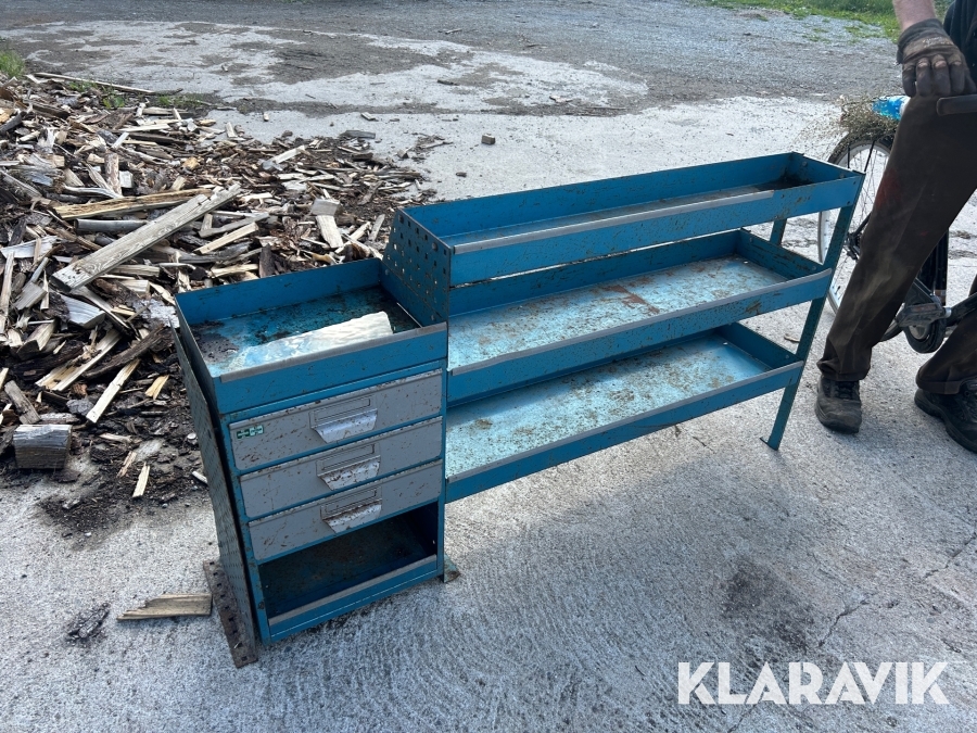 Verkstadsinredning till bil Modulsystem