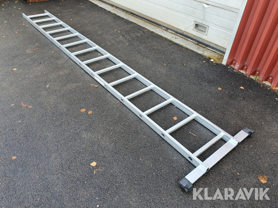Aluminiumstege Stege med stegfot 3.90 meter
