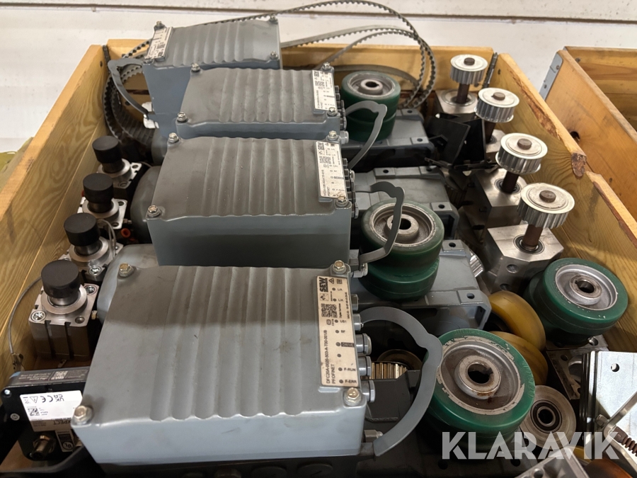 Elmotorer med växellåda SEV eurodrive samt frekvensomformare