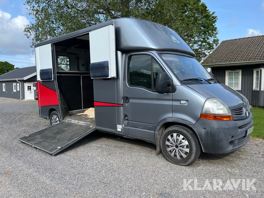 Hästtransport Renault Master THEAULT