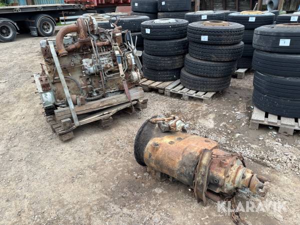 Motor och växellåda Scania DS11