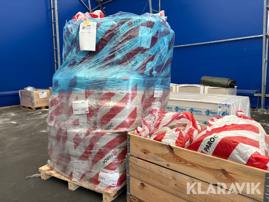 Isolering Paroc plastad brandremsa