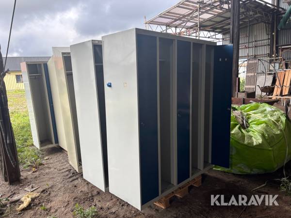 Omklädningsskåp Tribo Skåp med bänkar