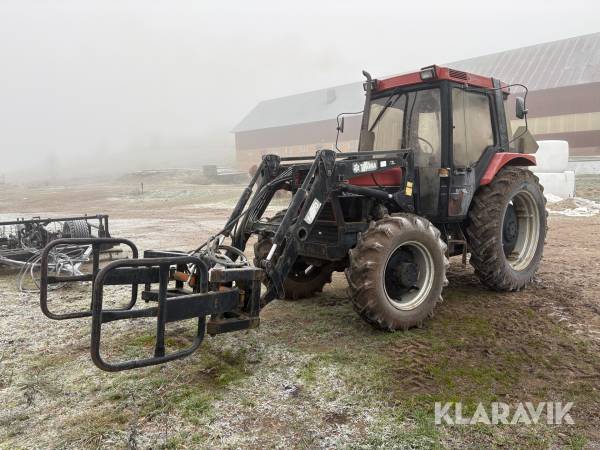 Traktor Case 685XL med frontlastare, Balgrip & skopa