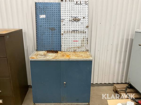 Verktygsskåp och tavlor