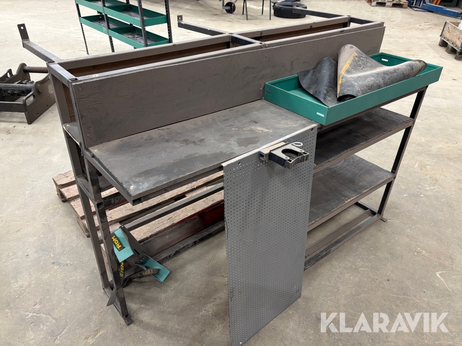 Verkstadsinredning underskåp och överskåp