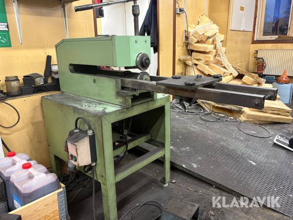 Streckmaskin/valsmaskin för sågklingor