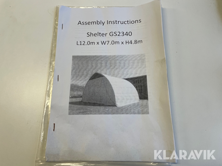 Tälthall/Maskinhall Shelter GS2340