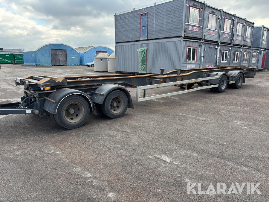 Lastväxlarsläp Norfrig för två flak