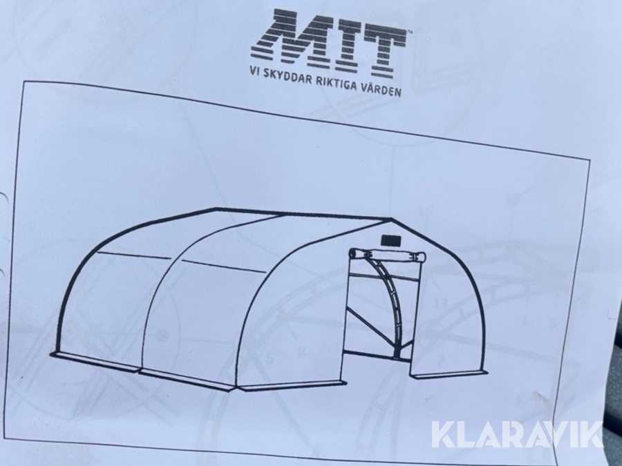 Lagertält MIT Väderskydd 8