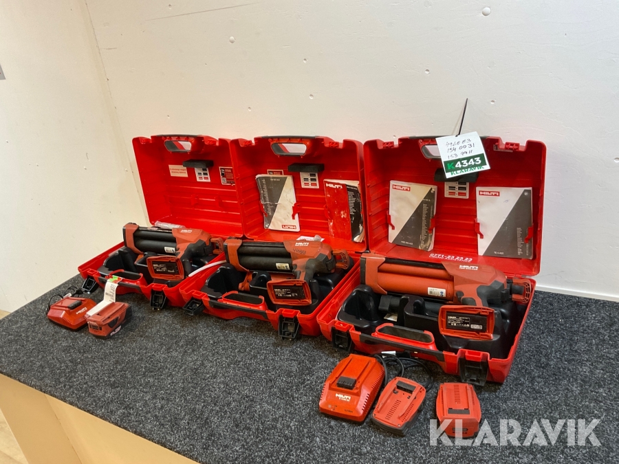 Injekteringspistol Hilti HDE 500 A22 3 st