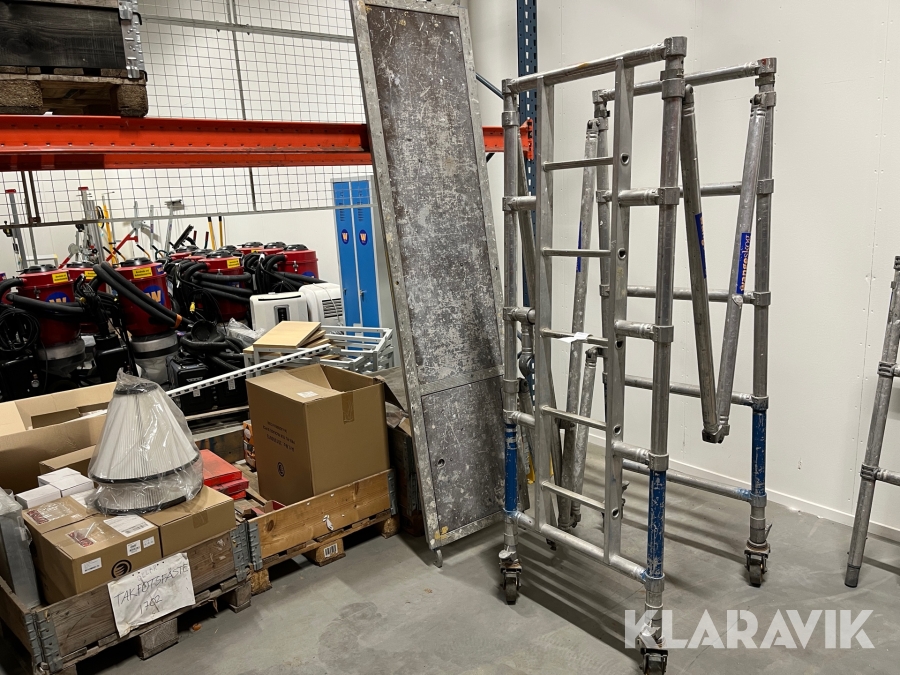 Rullställning med plattform Alufase