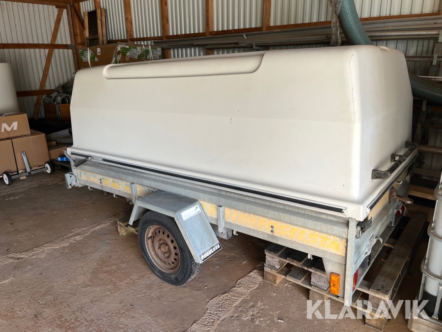 Släpkärra med kåpa Fågelsta L 0850