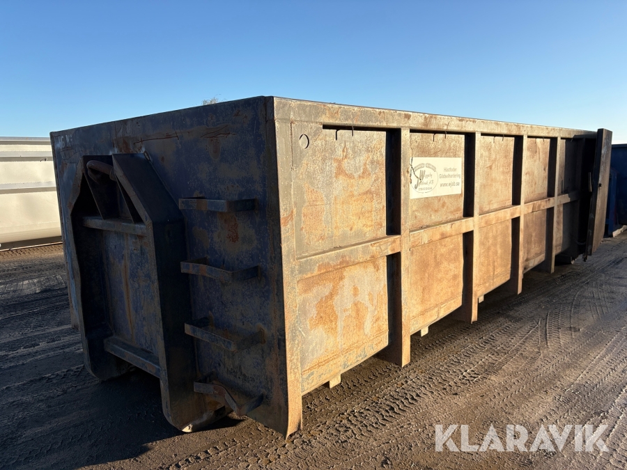 Container på lastväxlarram 20 m3