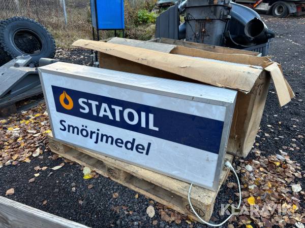 Skylt Statoil 2 st