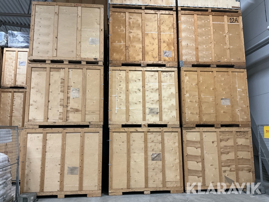 Magasinlådor 7,5m3 8st