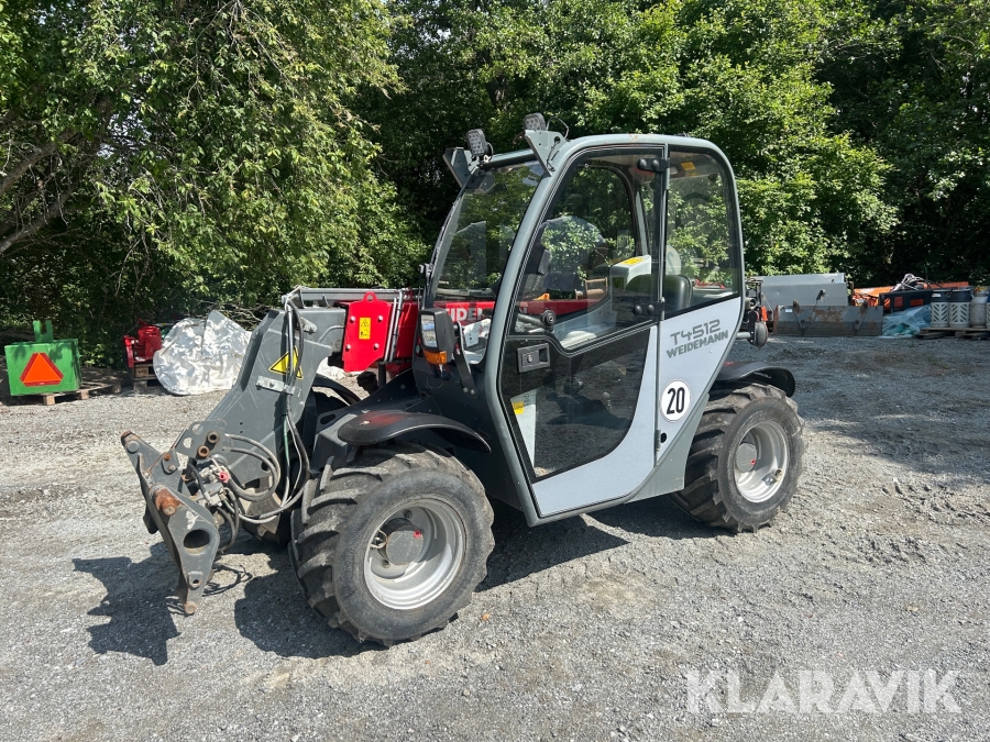 Teleskplastare Weidemann T4512
