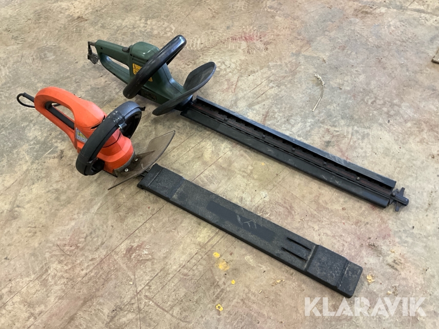 Häcksax 2st Husqvarna & Bleck Deckers GT440 och 600H