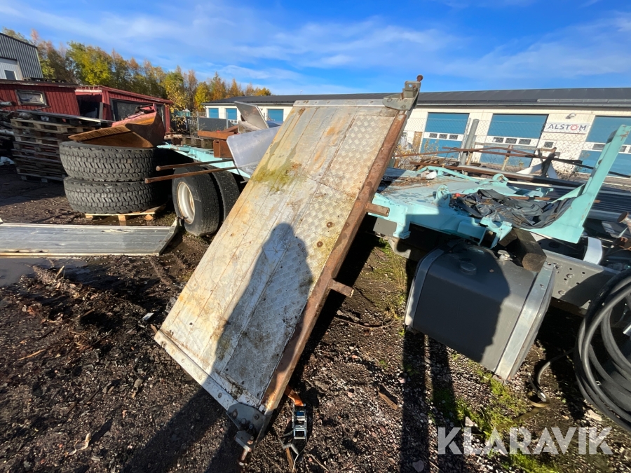 Bakläm till lastbil i aluminium