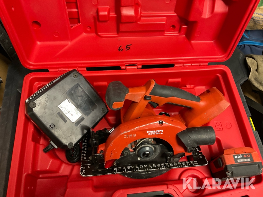 Cirkelsåg Hilti SCW 22A, Malmö, Klaravik auktioner