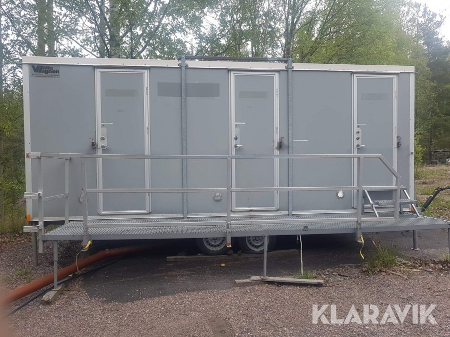 Dusch och toalettvagn Valla Vagnen 