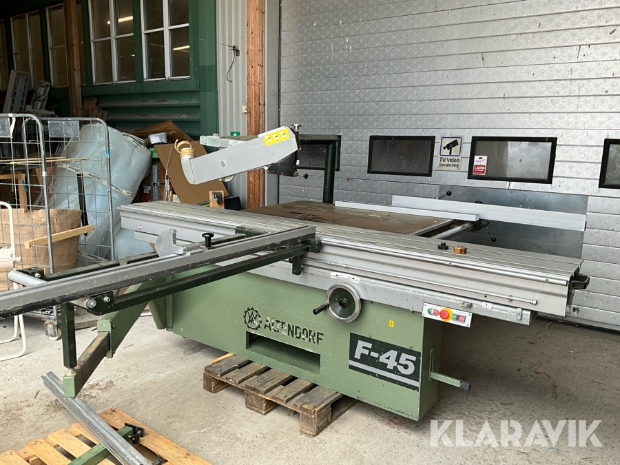 Justersåg Altendorf F 45 med utsug